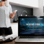 Laptop with presentation